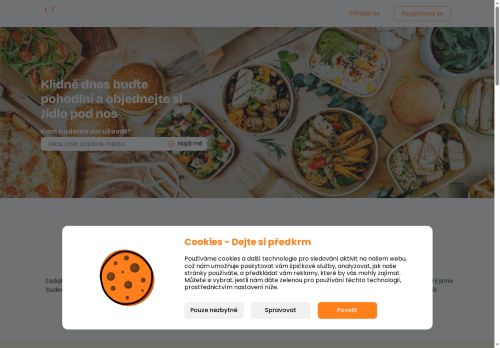 Webové stránky Stamar Food s.r.o., Poděbrady