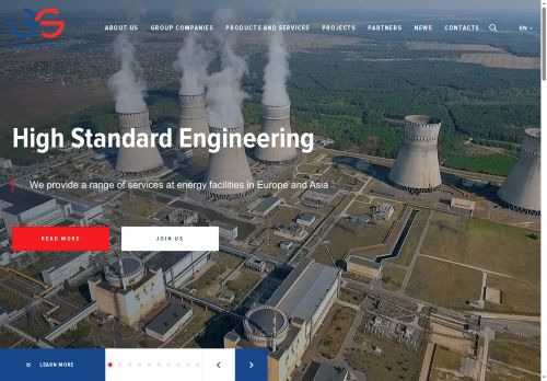 Webové stránky ES Group Europe s.r.o., Plzeň