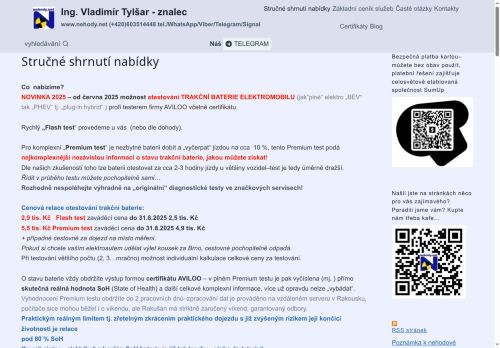 Zobrazit webové stránky Tylšar Vladimír, Ing.