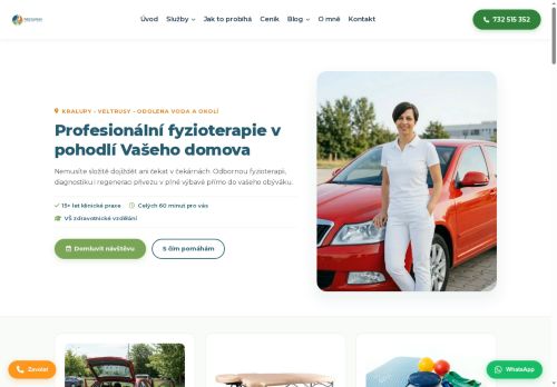 Zobrazit webové stránky Mobilní fyzioterapie doma - Bc. Veronika Růžičková