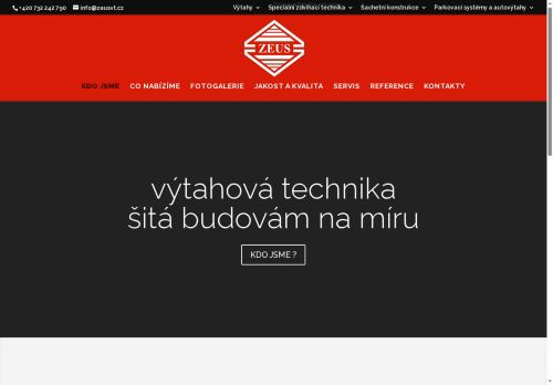 ZEUS Výtahová technika s.r.o. nabízí práci na pozici Servisní technik zdvihacích zařízení/výtahů v obci Praha