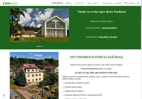 Soukromá střední škola zemědělská s.r.o. nabízí práci na pozici UČITEL/KA ODBORNÉHO VÝCVIKU (VÝROBA MLÉČNÝCH VÝROBKŮ) v obci Pozďatín