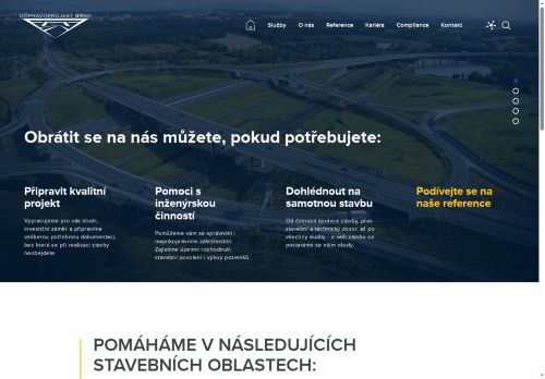 Webové stránky Dopravoprojekt Brno a.s., Brno