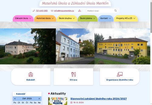 Mateřská škola a Základní škola Merklín nabízí práci na pozici kuchař/kuchařka v obci Merklín