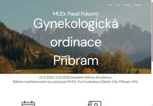 Zobrazit webové stránky Gynekologická ordinace - MUDr. Pavel Pokorný