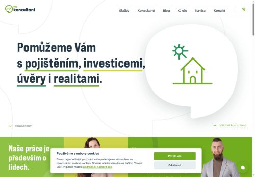 Webové stránky Váš konzultant s.r.o., Velké Meziříčí