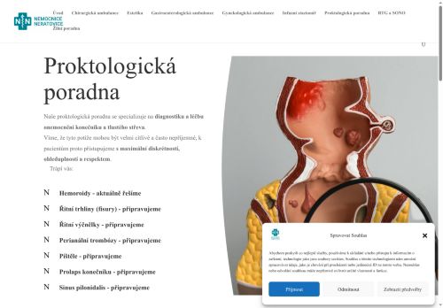 Zobrazit webové stránky Proktologická poradna - Nemocnice Neratovice - MUDr. Pavel Ditl