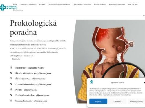Proktologická poradna - Nemocnice Neratovice - MUDr. Pavel Ditl