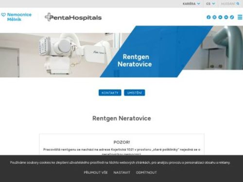 Rentgen Nemocnice Mělník - 