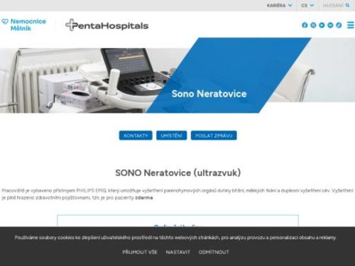 Sono (ultrazvuk) Nemocnice Mělník - 