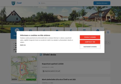 Zobrazit webové stránky Obecní úřad Číměř