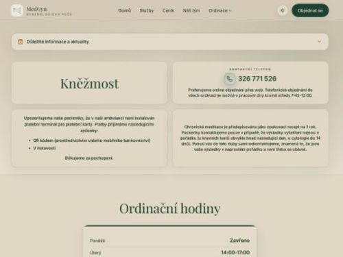 Gynekologická ambulance MedGyn - Kněžmost - MUDr. Peter Kraus