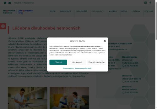 Zobrazit webové stránky Léčebna dlouhodobě nemocných Nemocnice Ivančice