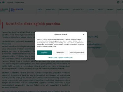 Nutriční a diabetologická poradna - Nemocnice Ivančice