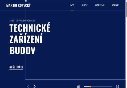 Webové stránky TZB PROJEKT KOPECKÝ s.r.o., Brno