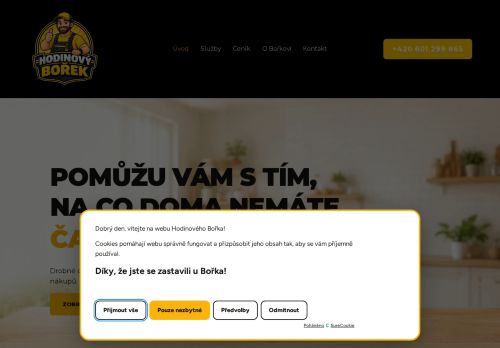 Zobrazit webové stránky Hodinový Bořek