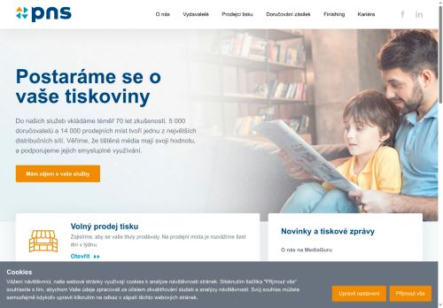 První novinová společnost a.s. nabízí práci na pozici Doručovatel/ka tisku v obci Benešov