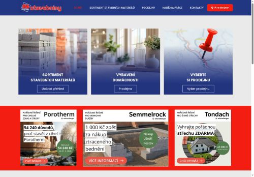 STAVEBNINY STUPKA s. r. o. nabízí práci na pozici Prodejce - skladník (m/ž) v obci Říčany