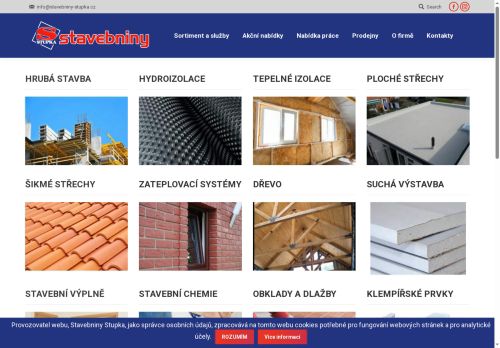 STAVEBNINY STUPKA s. r. o. nabízí práci na pozici Skladník/ce-řidič/ka v obci Vyškov