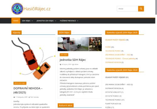 Zobrazit webové stránky Sbor dobrovolných hasičů Rájec