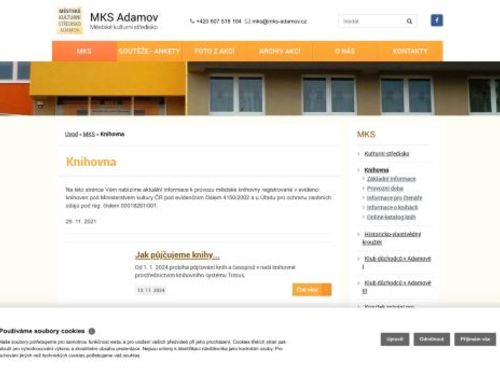 Městská knihovna Adamov