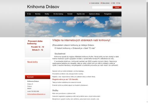 Zobrazit webové stránky Knihovna Drásov
