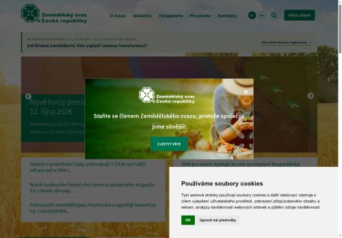 Zobrazit webové stránky Zemědělský svaz Blansko