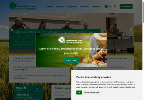 Zobrazit webové stránky Zemědělský svaz Blansko