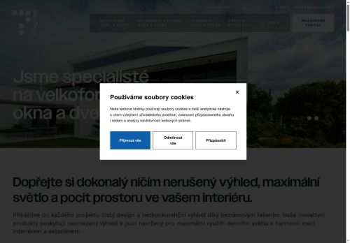Webové stránky SEDMA International s.r.o., Újezd u Černé Hory