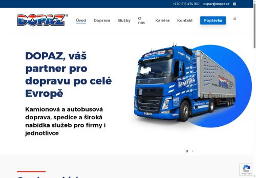 DOPAZ s.r.o. nabízí práci na pozici Řidiči nákladních automobilů, tahačů a speciálních vozidel v obci Letovice