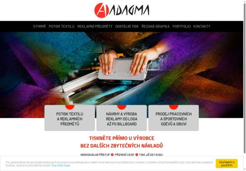 Zobrazit webové stránky ADAGMA s.r.o. prodejna Olešnice