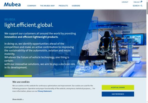 Mubea Transmission Components s.r.o. nabízí práci na pozici Výrobní kontrolor kvality v obci Žebrák