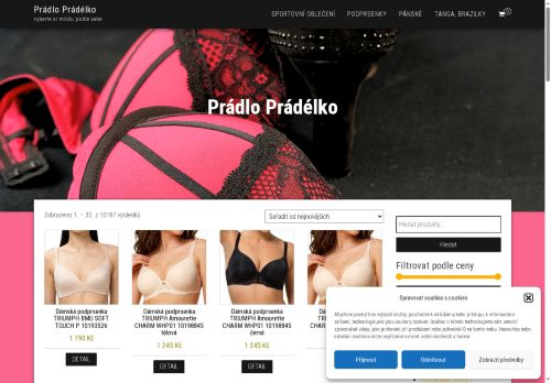 Zobrazit webové stránky Stella – Prádlo – Prádélko