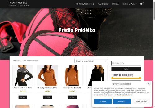 Zobrazit webové stránky Stella – Prádlo – Prádélko
