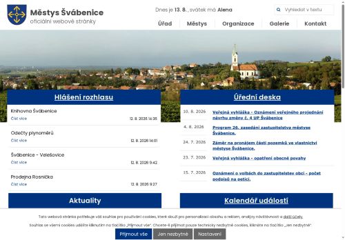 Zobrazit webové stránky Úřad městyse Švábenice