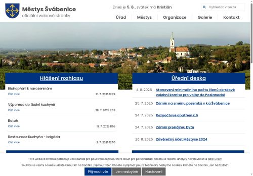 Zobrazit webové stránky Úřad městyse Švábenice