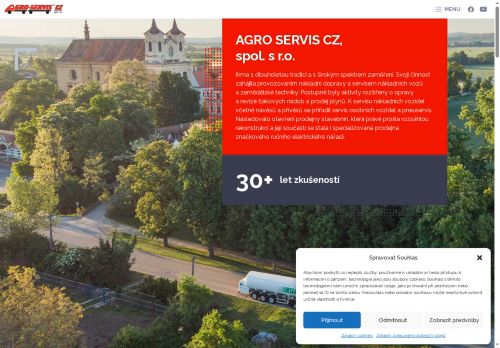 Webové stránky AGRO SERVIS CZ, spol. s.r.o., Rajhradice