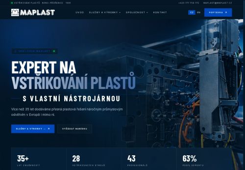 Zobrazit webové stránky MAPLAST CZ, s.r.o