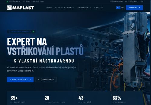 Zobrazit webové stránky MAPLAST CZ, s.r.o