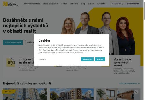 Zobrazit webové stránky OKNO NEMOVITOSTÍ, s.r.o.