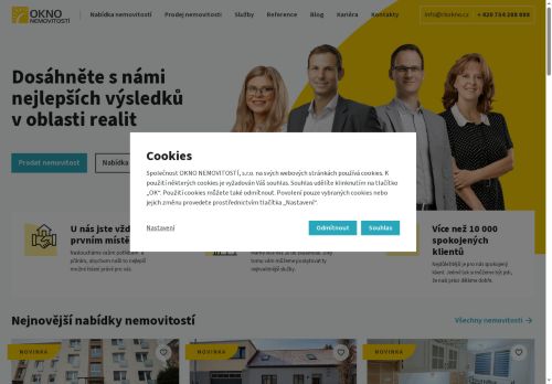 Zobrazit webové stránky OKNO NEMOVITOSTÍ, s.r.o.