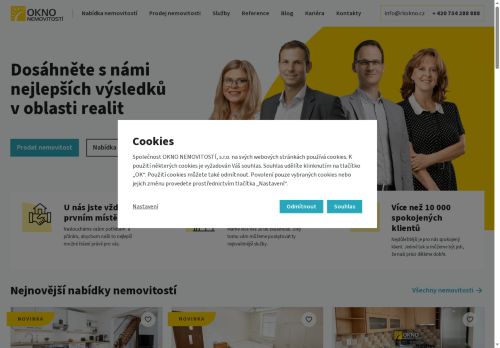 Zobrazit webové stránky OKNO NEMOVITOSTÍ, s.r.o.
