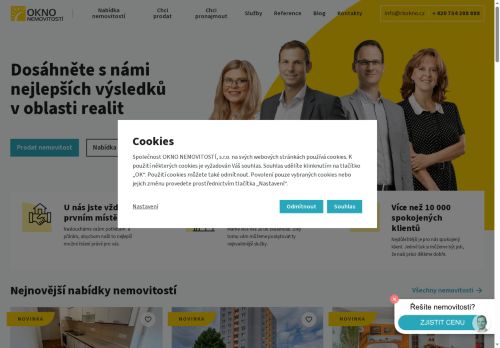 Zobrazit webové stránky OKNO NEMOVITOSTÍ, s.r.o.