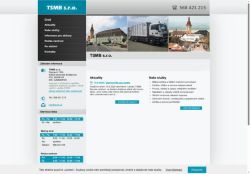 Webové stránky TSMB s.r.o., Moravské Budějovice