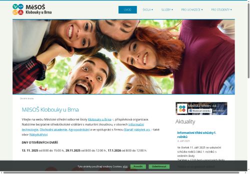 Městská  střední  odborná  škola, Klobouky  u  Brna,  nám.  Míru  6,  příspěvková organizace nabízí práci na pozici ASISTENT/ ASISTENTKA PEDAGOGA v obci Klobouky u Brna