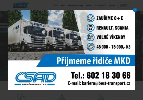 ČSAD Brno - Černovice, a.s. nabízí práci na pozici TECHNIK STK - m/ž v obci Brno