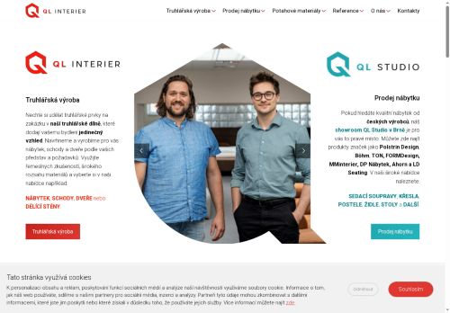 Zobrazit webové stránky QL Interier