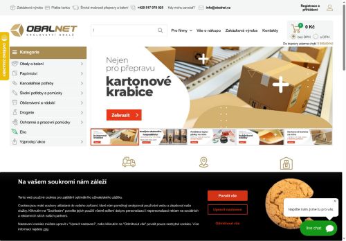 Zobrazit webové stránky Vaše Obaly