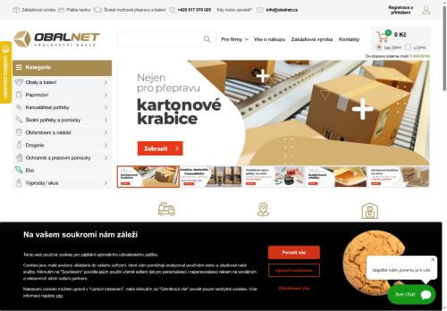 Zobrazit webové stránky Vaše Obaly