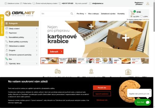 Zobrazit webové stránky Vaše Obaly